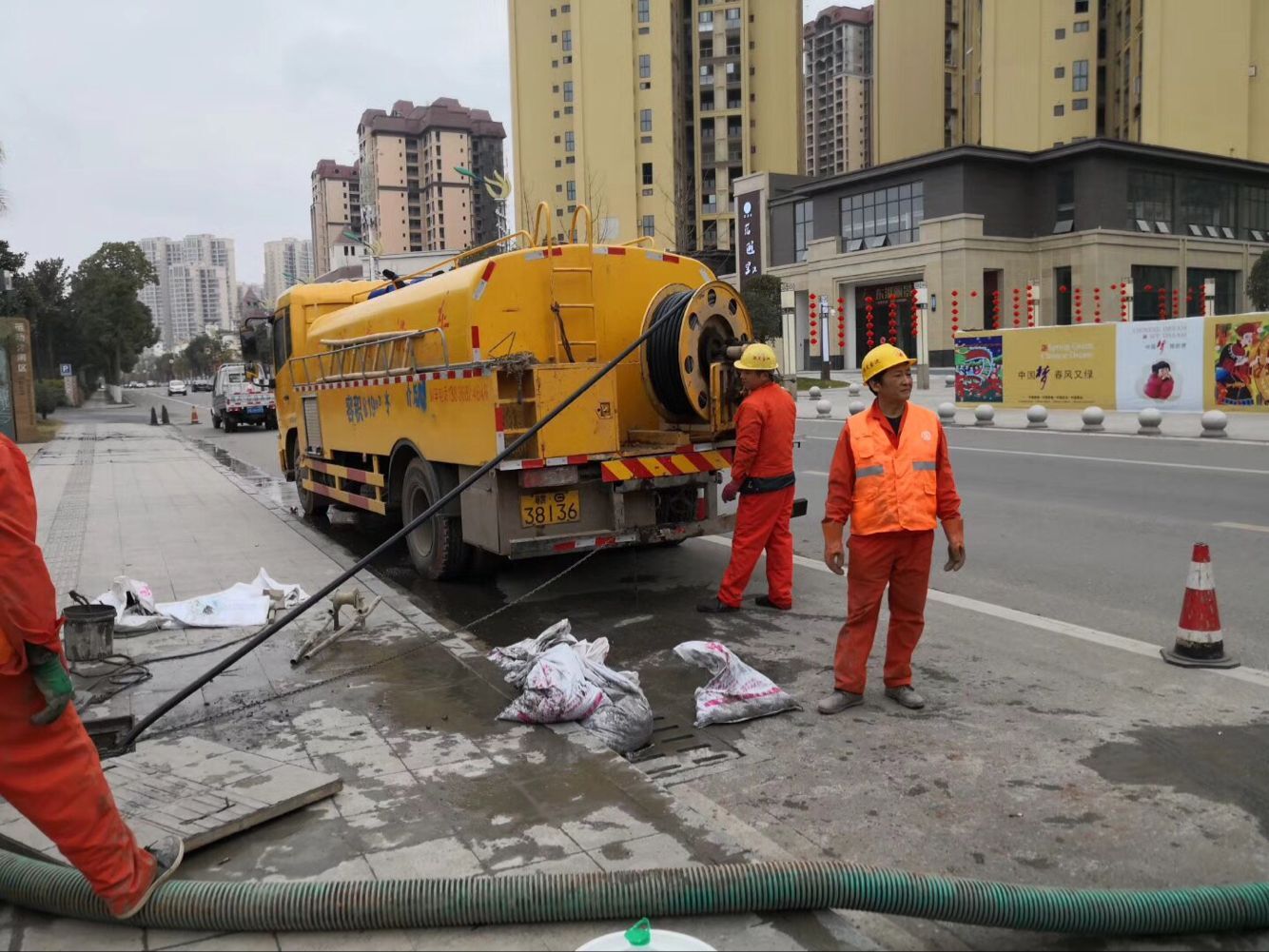 双江排污管道清淤-管道清洗